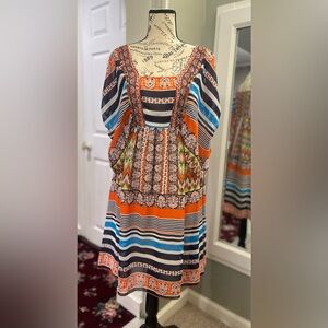 Multicolor short dress size Small